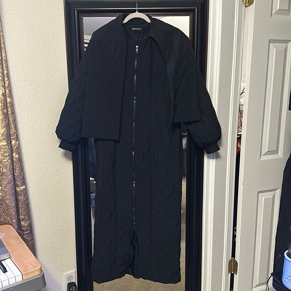 SheinX long coat dress